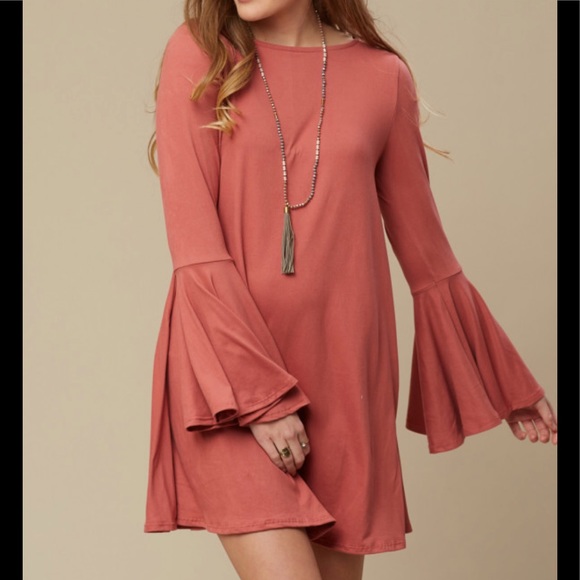 Altar'd State Dresses & Skirts - Altar’d State Karol Dusty Rose Tunic Dress NWT